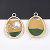 Epoxy Resin Pendants RESI-S365-60A-2