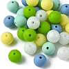 35Pcs Food Grade Eco-Friendly Silicone Focal Beads SIL-FS0001-22E-3