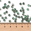 Transparent Inside Colours Glass Seed Beads SEED-H002-A-C221-4