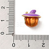 Halloween Brass Enamel European Beads LS-KK-A203-04B-G-3
