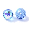 AB Color Plated Glass Beads EGLA-P059-02B-AB19-2