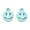 Spray Painted Alloy Charms PALLOY-T075-121G-RS-2