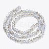 Electroplate Glass Beads Strands EGLA-A034-J4mm-E02-2