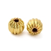 Rack Plating Pumpkin Brass Spacer Beads KK-Z070-35G-02-2