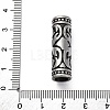304 Stainless Steel Glossy European Beads STAS-S171-08AS-3