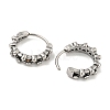 316 Surgical Stainless Steel Hoop Earrings EJEW-D096-12AS-02-2