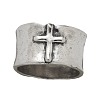 Cross Pattern Alloy Finger Rings FS-WG6D053-03-5
