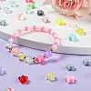300Pcs 6 Style Transparent & Opaque & Spray Painted Acrylic Beads TACR-YW0001-46-4
