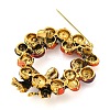 Christmas Theme Golden Zinc Alloy with Rhinestone Brooches LS-JEWB-B018-01AG-01-2