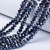 Electroplate Glass Beads Strands EGLA-A044-P1mm-A18-1