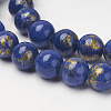 Natural Mashan Jade Beads Strands X-G-P232-01-G-12mm-1