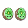 Spray Painted Resin Cabochons CRES-Q215-009-2