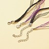20Pcs 2-Strand Waxed Cord Necklace Making DIY-FS0003-93-2