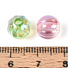 UV Plating Transparent Acrylic Beads OACR-N153-03-3