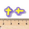 Baking Paint Glass Enamel Beads BLOW-D300-06P-4