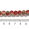 Christmas Theme Crackle Glass Beads Strands CCG-C002-8mm-12-4