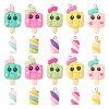 40Pcs 10 Style Handmade Polymer Clay Charms CLAY-LS0001-13-2