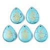 Synthetic Turquoise Pendants G-T122-73H-1