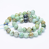 Natural Chrysocolla Beads Strands G-J373-02-10m-2
