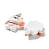 Cartoon White Cat Resin Decoden Cabochons CRES-R203-01A-2