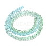 Transparent Painted Glass Beads Strands X1-DGLA-A034-T3mm-A16-5