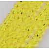 Transparent Glass Bead Strands GLAA-G013-4mm-68-1