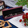Rectangle PU Leather Necklace  Storage Boxes with Velvet Inside CON-WH0094-31D-01-4
