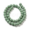 Natural Lava Rock Bead Strands G-L435-03-8mm-15-2
