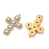 304 Stainless Steel Micro Pave Clear Cubic Zirconia Pendants CU-CBAF0F8-02A-G-2