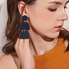 3 Pairs 3 Style Polymer Clay Dangle Stud Earrings with 316 Surgical Stainless Steel Pins EJEW-AN0004-28-4
