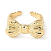 Brass Open Cuff Ring RJEW-C037-04G-2