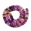 Crackle Transparent Glass Beads Strands GLAA-N074-02A-04-2