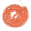 Baking Paint Glass Beads Strands DGLA-N015-6mm-04-2