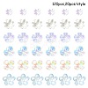 120Pcs 6 Styles Mixed Styles Acrylic Bead Caps SACR-YW0001-65-2