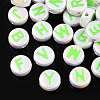 UV Plating Enamel Acrylic Beads PACR-N015-01C-1