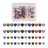 240pcs 24 Styles Glass Rhinestone Cabochons GLAA-TA0001-11-10