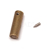 Zinc Alloy Cord Ends FIND-WH0091-65F-2