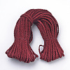 Braided Faux Suede Cord X-LW-Q008-2.7mm-1048-2