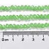 Baking Paint Imitation Jade Glass Bead Strands DGLA-A034-J4MM-A9-4