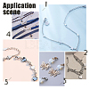 PVD Vacuum Plating 304 Stainless Steel Lobster Claw Clasps STAS-UN0005-15-6