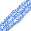 Cubic Zirconia Beads Strands G-G792-47-14C-1