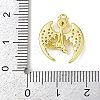 Brass Micro Pave Clear Cubic Zirconia Pendants KK-L238-04G-3