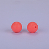 Round Silicone Focal Beads SI-JX0046A-107-2