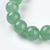 Natural Green Aventurine Beads Strands X-G-G099-10mm-17-3