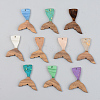 Resin & Walnut Wood Pendants RESI-S389-032A-1