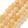 Dyed Natural Malaysia Jade Beads Strands G-G021-02B-11-2