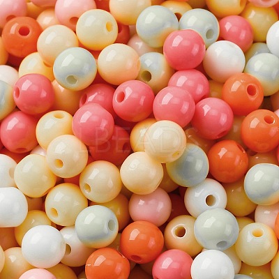 Opaque Acrylic Beads SACR-Q004-01F-1