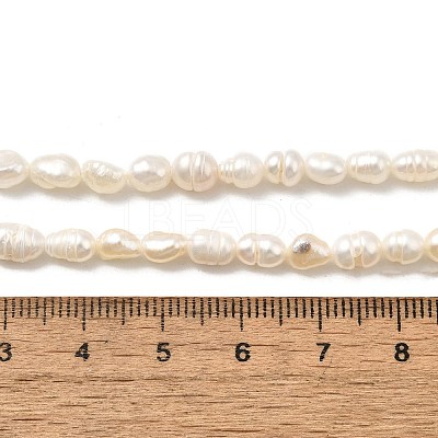 Natural Cultured Freshwater Pearl Beads Strands PEAR-I007-01P-03A-1