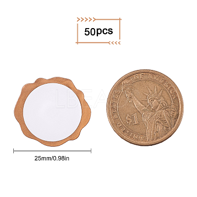 50Pcs Adhesive Wax Seal Stickers DIY-CP0006-08P-1