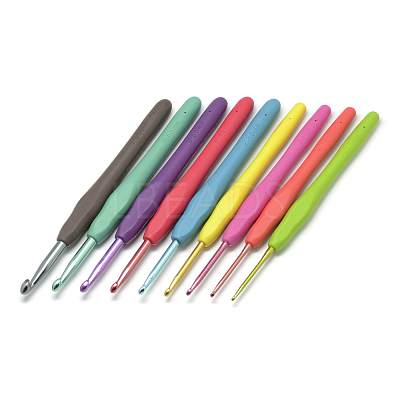 Aluminum Crochet Hooks Needles TOOL-Q010-02-1